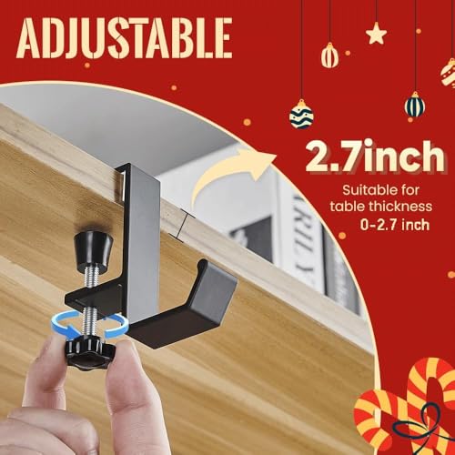 image for Guojanfon Fireplace Stocking and Garland Hanger, 2 in 1 Mantel Hanger 