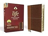 NIV, Life Application Study Bible, Third Edition, Personal Size, Leathersoft, Brown, Red Letter,...