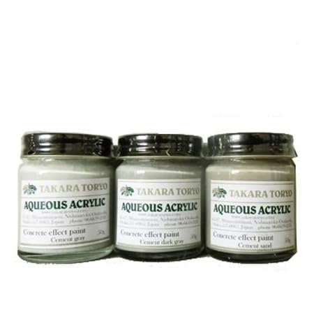 Amazon コンクリートエフェクトペイント打ちっぱなしコンクリート風な表現が出来る塗料0g 50g 50g 塗料缶 ペンキ