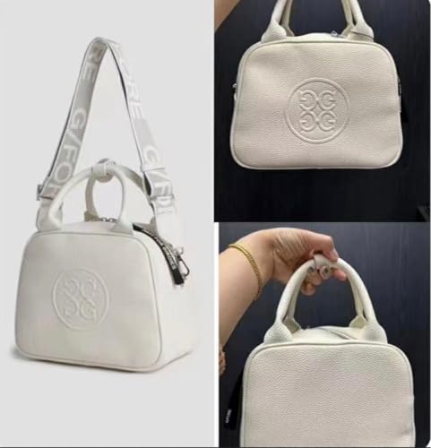 ジーフォア ゴルフ GFORE カートバック ラウンドバックショルダーバッグ ホワイト 2way