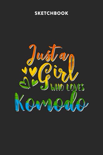 Fashion Sketchbook for Girls with Figure Templates - Just A Girl Who Loves Komodo Rainbow Design