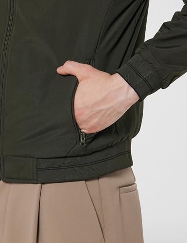 Image of Qube By Fort Collins Men's Polyester Standard Length Regular Fit Reversible Winter Jacket with Ribbed Cuffs & Hood - Warm, Stylish & Versatile