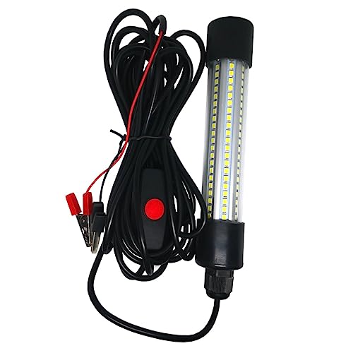 Parliky Fishing Light Fish Lure Lamp Underwater Led Light for Night Fishing Compact Design