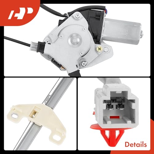 A-Premium Rear Driver Side Power Window Regulator with Motor (2-Pin) by A-Premium - Used condition - Image 7