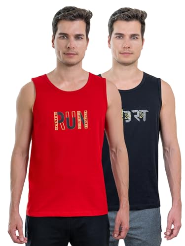 Image of Lux Cozi Men's Cotton Printed Regular Fit Vest