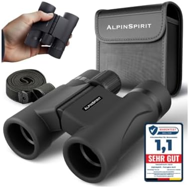 AlpinSpirit© Taschenfernglas 8x21 - Mini Fernglas - [UNVERGESSLICHE MOMENTE] - leicht & kompakt - TESTSIEGER - für Brillenträger, Outdoor Fernglas für Wandern,Reisen,Vogelbeobachtu