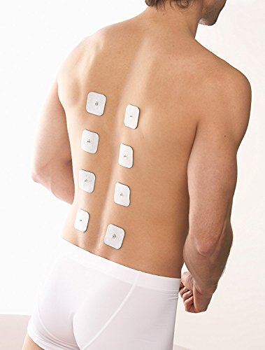 Beurer Replacement Set of Self-Adhesive Gel Electrode Pads, 45 x 45 mm, Electrodes for TENS and EMS, suitable for EM 49 / EM 80 / EM 41 / EM 40