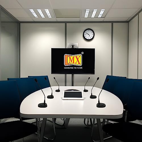 Image of MX Professional Gooseneck Flexible Table Top Conference Microphone for Variety of Meeting Conference Lecture and Other Occasions