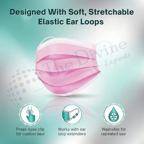Image of Surgical Mask for Men & Women | Certified by ISO & CE to Protect Mouth Droplets, Dust and Pollution Combo