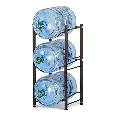 3-Tier Jug Holder 5 Gallon Water Bottle Storage Rack Bottle Holder Cooler Jug Rack Detachable Heavy Duty Water Dispenser Accessory Stainless Steel