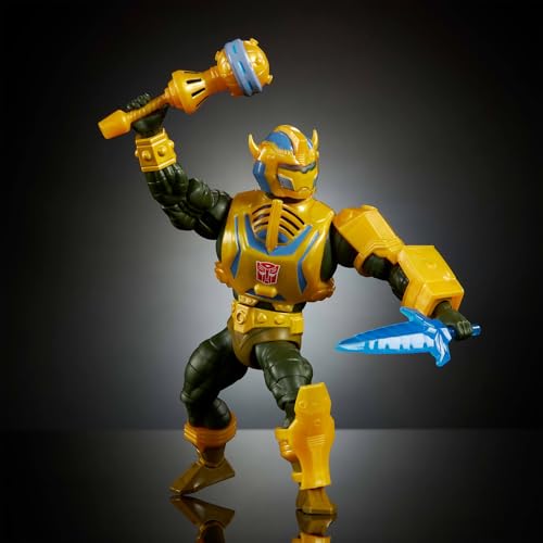 Les Maîtres de ´Univers x Transformers Figurine Bumblebee Armor Man At Arms heo European Exclusive 14 - vue 4