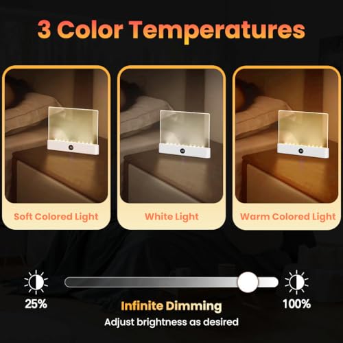 Image of ELEPHANTBOAT 3-Color LED Book Light for Night Reading, USB Cordless Night Reading Light for Book with LCD Battery Display, Rechargeable Desk Night Lamp