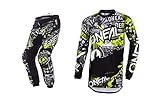 Oneal Youth/Kids Element Attack Offroad Jersey Pant Combo (YTH Medium/Pant 24)