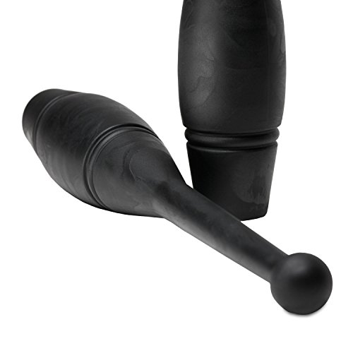 Ultimate Body Press Indian Clubs (Black, 2-Pound)