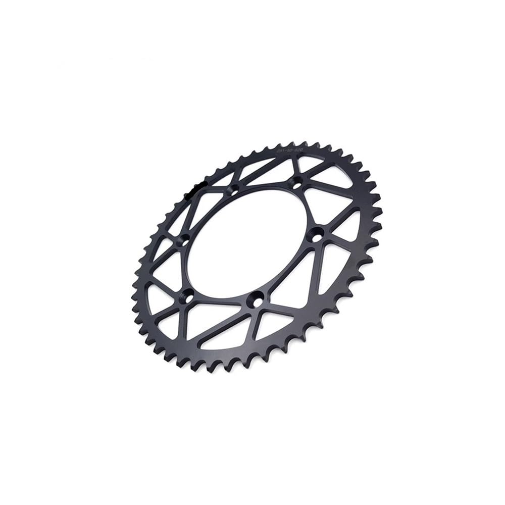 Piñón trasero de motocicleta 48T 50T 51T 52T piñón trasero de acero Cog 520 cadena apta for k Husq GAS Ho YA Kaw RM(KAWASAKI-50T-A4)
