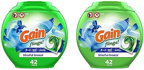 Gain flings Laundry Detergent...