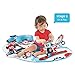 Yookidoo Baby Gym and Play Mat - 3 Stage Accessory Gym with Motorized Robot Track - 20 Development Activities - Age 0-12 Months