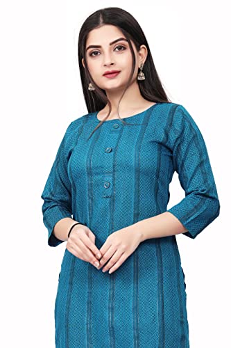 Image of Women's Pure Cotton A-line Kurti