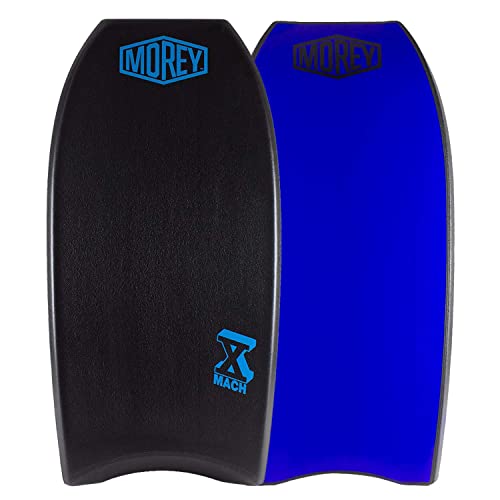 Morey Pro Series Mach 10 | 40 Inch Bodyboard | X-Flex Polypro Core & Mesh | Single Power Rod Stringer | Slick Bulbs & Crescent Tail | Surfboard for Ocean, Sea, River, Pool (40