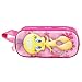 Produktbild Tweety Pink Flowers-3D Doppelfedermäppchen, Rosa