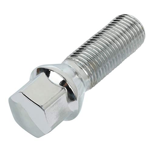 ECCPP Wheel Bolts 14x1.5 Lug Nuts 10 Pieces Silver Wheel Lug Shank Length 35mm fits for
