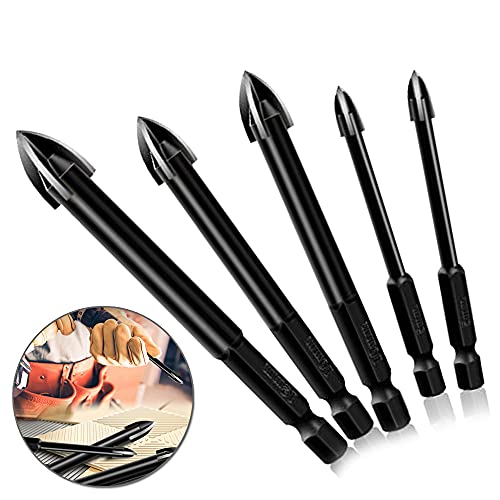 Set di punte per trapano triangolo in carburo di