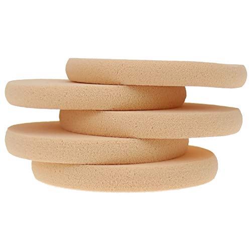 25 Pcs Women's Round Soft Makeup Beauty Eye Face Foundation Blender Facial Smooth Powder Puff Cosmetics Blush Applicators Sponges Use For Dry And Wet #TOP5