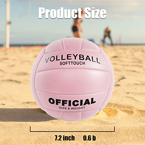 Gkk Volleyball Official Size 5 Soft Volleyballs For Youth Adults Sports Training Volleyballi Ball For Indoor, Outdoor, Pool, Backyard, Gym, Beach #TOP1
