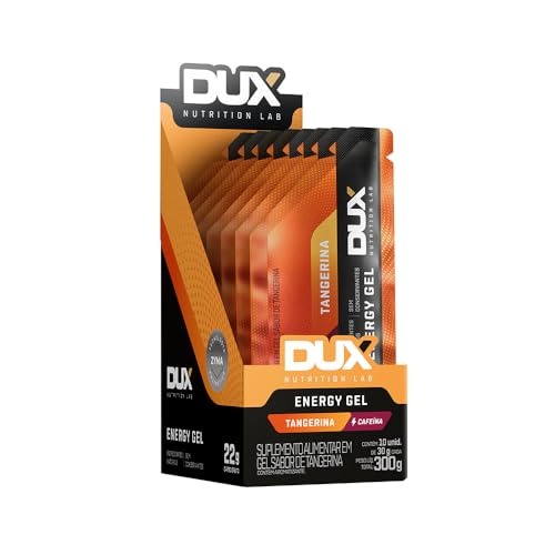 Dux Nutrition Energy Gel com Cafeína 10 unidades - Tangerina