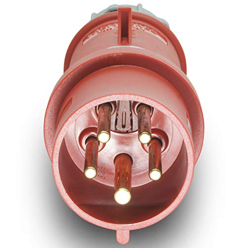 CEE Plug & Coupling Set 400 V/32 A 5p IP44 with Phase Inverter Mennekes - Image 2