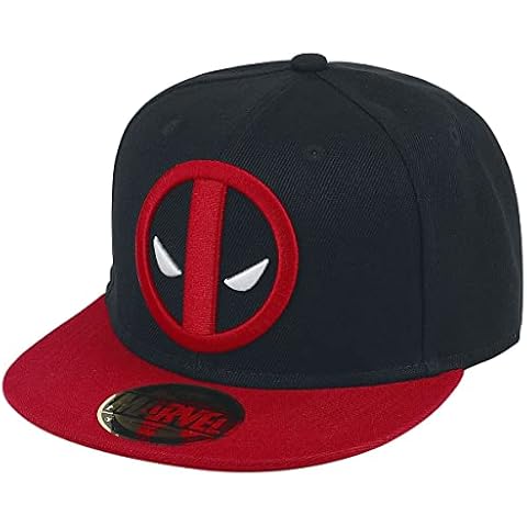 Marvel Deadpool Black Snapback Cap for Fans Cover