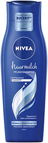 Preisvergleich Produktbild NIVEA Haar-Pflegeshampoo für normale Haarstruktur, 250 ml Flasche, Haarmilch