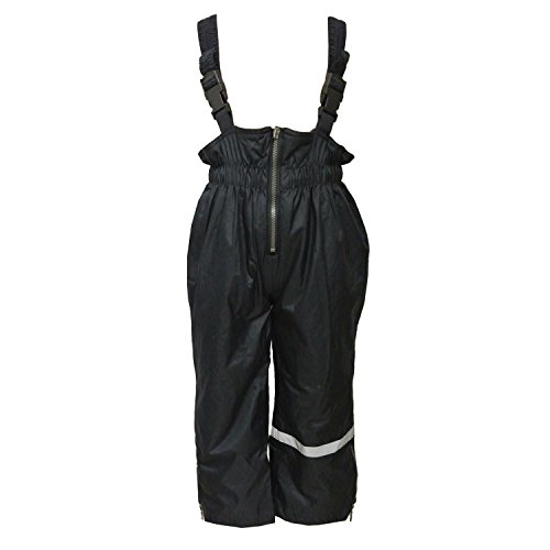 Preisvergleich Produktbild Outburst - Jungen Regenhose mit Latz und Fleece Wasserundurchlässig Matschhose, dunkelblau - 7485980, Größe 110