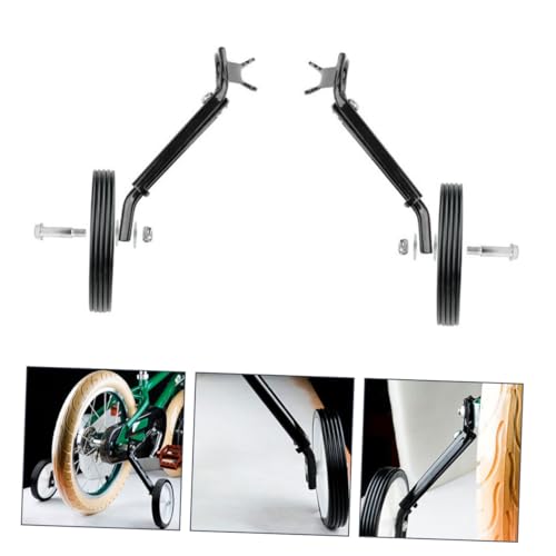 Balacoo 1Par de Ruedas de Entrenamiento Traseras Ajustables para Bicicletas para Principiantes, Mejoran Seguridad y Equilibrio para Niños miniatura 4