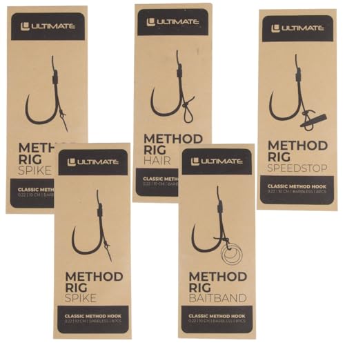 8x Ultimate Method Rig With Spike 7mm 10 / 0.22 / 10cm / CMBL