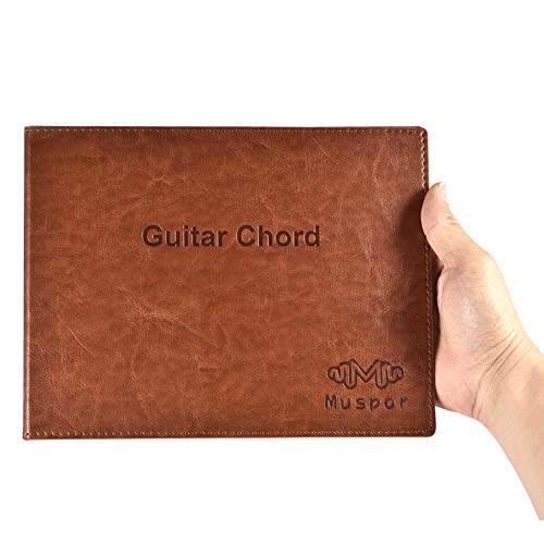 Alnicov Guitar Chord Book PU Leather Portable Paperback Book for 6 String Tablature Guitarra Finger Exercise - Image 2