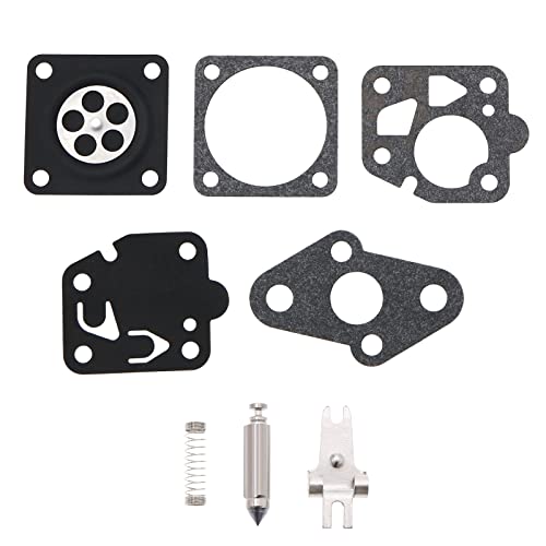 Ecsing Set Di 8 Guarnizioni Per Carburatore Compatibile Con Kawasaki Td24 Td25 Td33 Td40 Td48 Tg20 Tg24 Tg25 Tg33 Kit Di Ricostruzione Carburatore