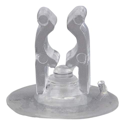 20ct Clear Holiday Decoration and Gift Collections Christmas Suction Cup Clips - .75