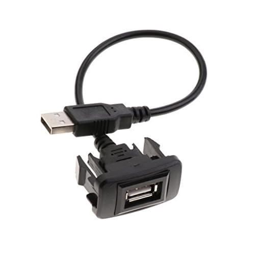 Cable USB 1 Puerto En El Zócalo Para TOYOTA HILUX VIGO FORTUNER 2004-2012
