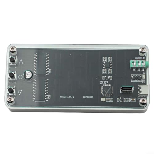 Analizador de espectro audio AK1016 de escritorio con seis modos de visualización y luz verde 7