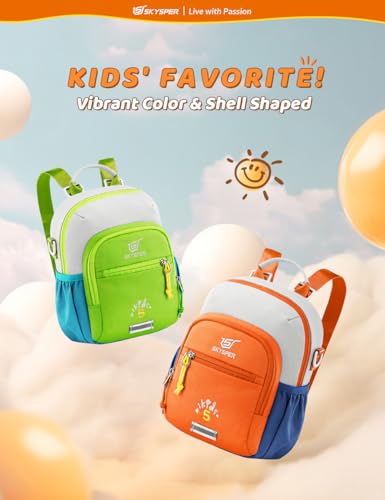 SKYSPER Toddler Backpack - Cute Kids Backpack Travel Preschool Bag Mini Girl Backpacks Small Kindergarten, 2 Year Old Boys and Girls - Image 4