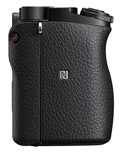 Sony Alpha 6100 | Appareil Photo Numérique Hybride APS-C ( 24,2 MP, AF en 0.02s, Suivi des Yeux Humains et Animaux, Vidéo 4K, Ecran Selfie Vlogging ) (ILCE6100, A6100)