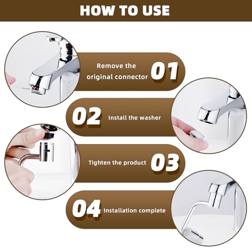 30% Off Breeker U-Shaped Faucet Extender with Dual Spray - Image 7
