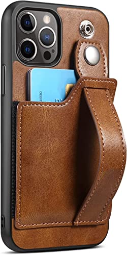 Étui portefeuille iPhone 11 Pro Max avec sangle et support