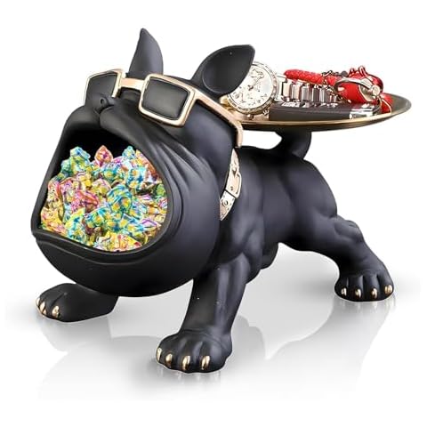 Huhote Resin French Bulldog Tray Cover