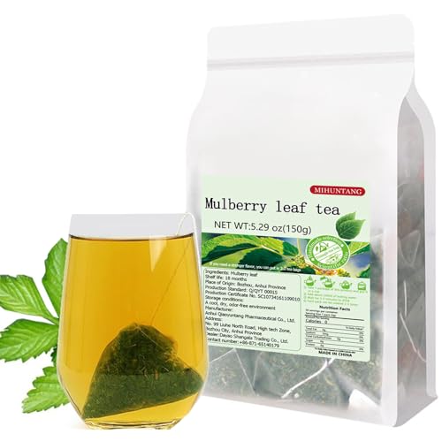 Mulberry leaf Tea 5.29 oz（3g×50 packets）White Mulberry Leaf TeaBa...
