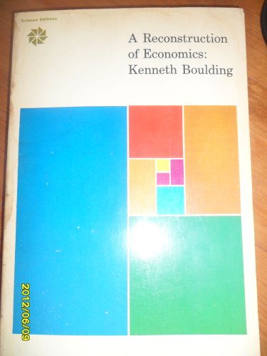 A Reconstruction of Economics [German] B000H52UD8 Book Cover
