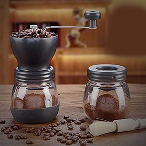 Valink Manuelle Kaffeemühle, manuelle Kaffeemühle mit verstellbarer Grobheit, Keramikmühle, für Bohnengewürze mit… – Bild 5