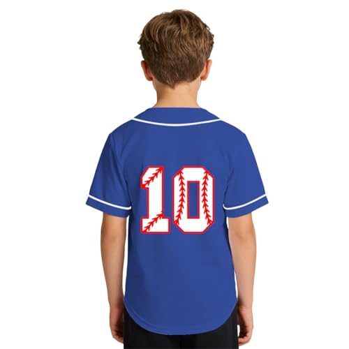 Image of Yuji Itadori Kids Baseball Birthday Shirt 7th 8th 9th 10th Year Old Toddler Boys Girls Shirts Birthday Clothes