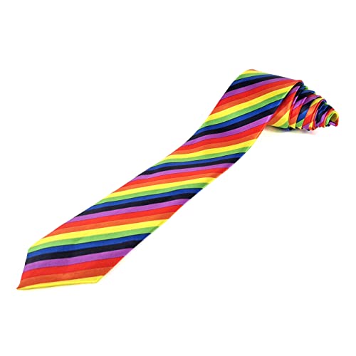 We Show Pride Rainbow LGBT Unisex Tie Formal Wear Wedding Party Business Fancy Dress Necktie